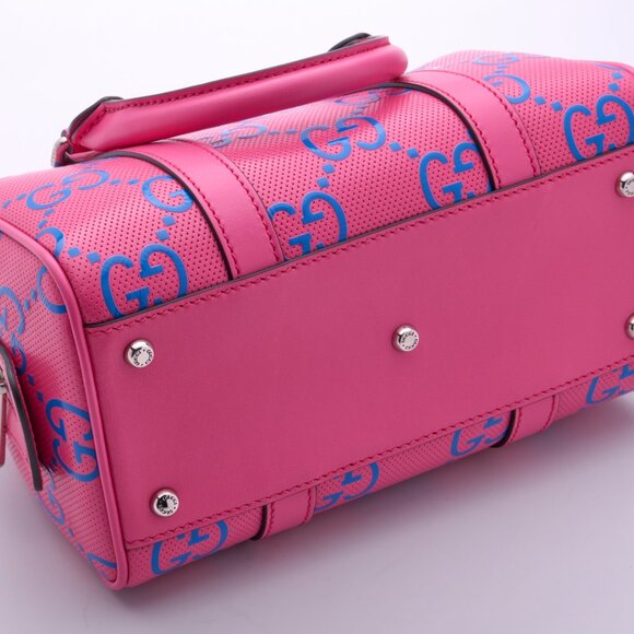 Gucci Jumbo GG Leather 2 Way Handbag Pink 725292 - Picture 11 of 15